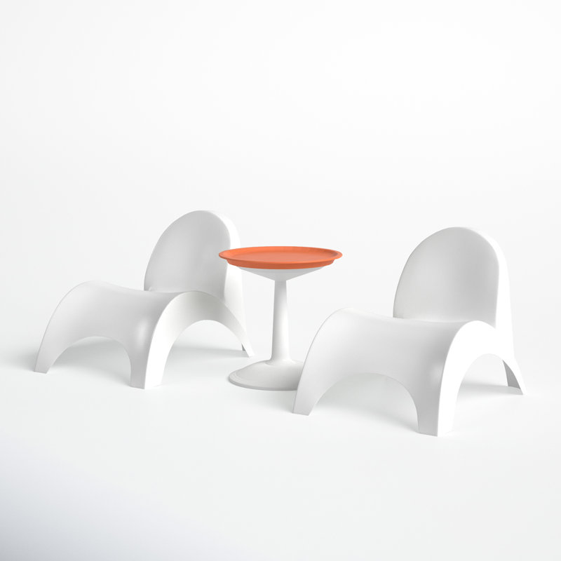 Joss & Main Ameswood Outdoor Chaise Lounge Set with Table & Reviews